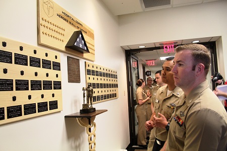 ‘Hospital Corps Heroes’ Wall of Honor’ unveiled at Naval Hospital Bremerton