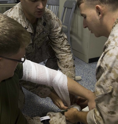 Marines complete CLS training aboard USS Arlington