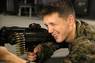 2nd Dental Bn. replaces toothbrushes for machine guns