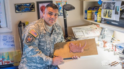 Art aids injury recovery for Army Reserve veteran