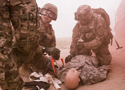 Combat medics train for the worst