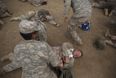 Alaska National Guard Medical Detachment leads field medical training at Khaan Quest 2016