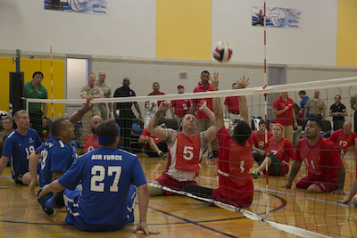 2016 DoD Warrior Games Sitting Volleyball Playoffs