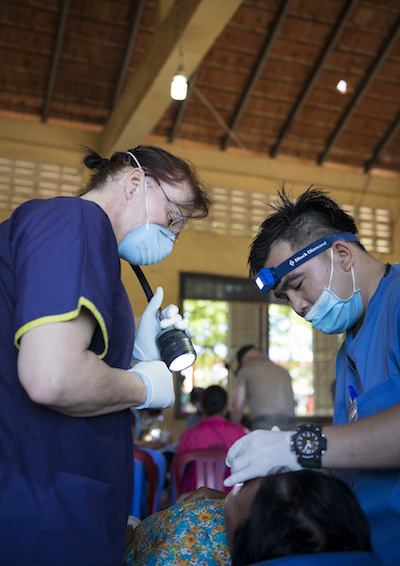 Pacific Angel 16-2 medics work together to bring medical care to Kampot