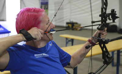 Archery at Warrior CARE event