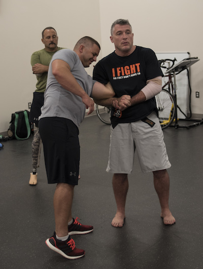 Adaptive Combative Work Shop Teaches Balance, Strength