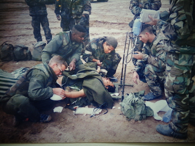 Iraqi Soldier Receives Treatment During Operation Desert Storm