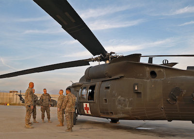 389th Engineer Company Soldiers build new MEDEVAC facility