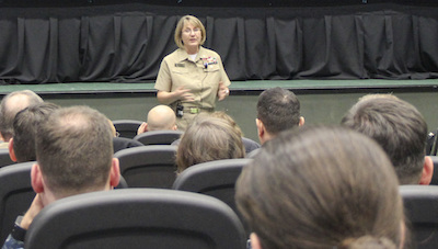 Navy Medicine East Commander visits U.S. Naval Hospital Naples: “We are in the readiness business”