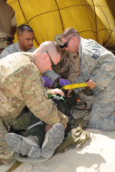 Coordinated response: Coalition forces conduct first joint crash exercise