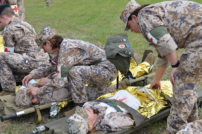 TF Baltic Phoenix provides flight transport for Latvian CASEVAC exercise