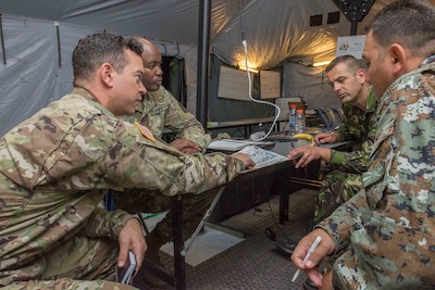 Medical Brigade demonstrates interoperability with Romania during Saber Guardian 17