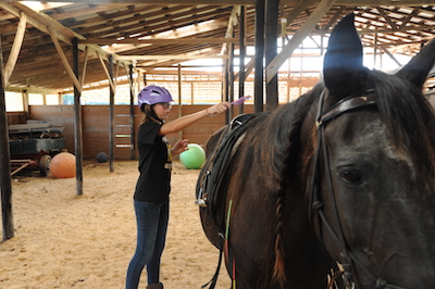 RIDES supports military families through therapeutic horse riding