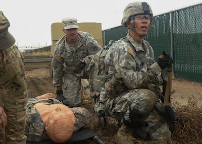 4ID Medics Test Skills during Iron Horse Best Medic Competition