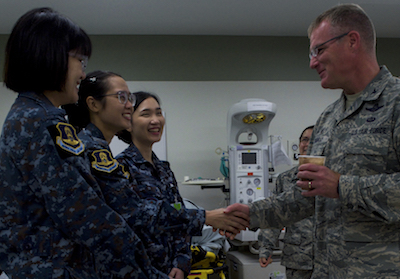 Royal Thai nurses visit Nellis to strengthen alliances