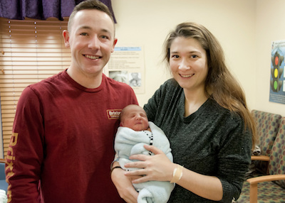 WBAMC welcomes first baby girl, boy of 2018