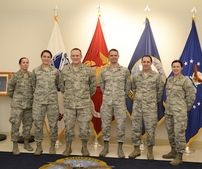 Air Force pharmacy residents visit Troop Support