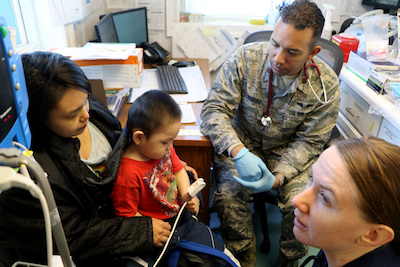 Child care at the Kivalina Clinic