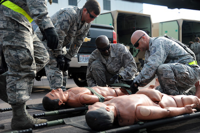 927th ASTS Performs Joint Medical Evacuation Training