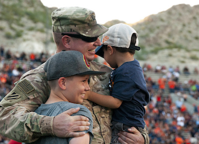 WBAMC Soldier surprises family after 10-month deployment