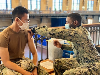 NHC Annapolis Supports USNA Flu Shot Exercise