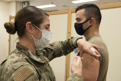 39th SFS receives the COVID-19 Vaccine