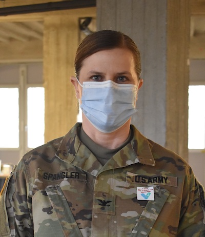 SHAPE Healthcare Facility commander receives COVID-19 vaccination