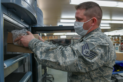 Moderna COVID-19 Vaccine arrives at LRAFB