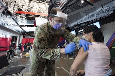 141st Medical Group Airmen support Washington State Health Department in vaccinating Washingtonians