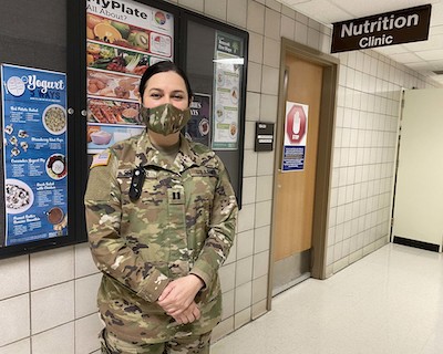 Army dietitian shares her role supporting the COVID-19 fight