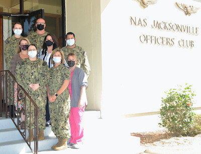 Naval Hospital Jacksonville off-site COVID-19 vaccination site