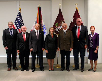 38th Army Surgeon General Lt. Gen. Alcide LaNoue poses with other Army Surgeons General