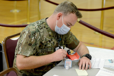 Fort Carson Soldiers provide COVID-19 vaccines to improve readiness