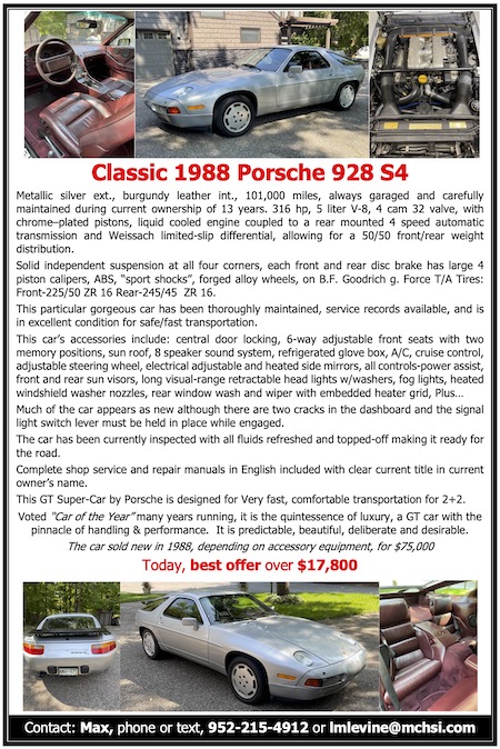 Classic 1988 Porsche 928 S4 – Digital