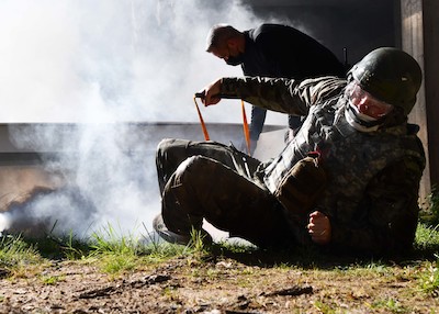 104th Medical Group trains on medical care, combat tactics