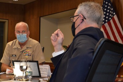 DLA, Navy Surgeon General discuss COVID-19, medical logistics