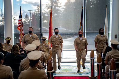 NMRTC Bremerton Welcomes Four Newest Navy Chiefs