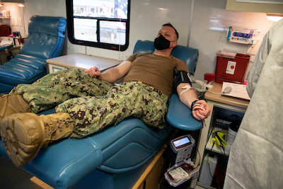 Cherry Point Sailors Donate Blood