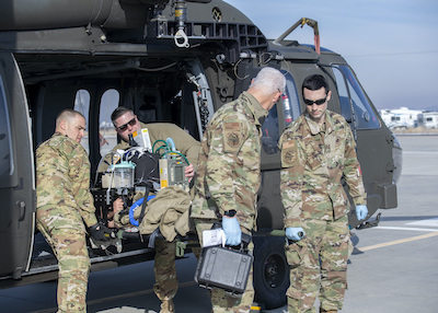 124th Medical Group trains with Idaho Army aviators on MEDEVAC