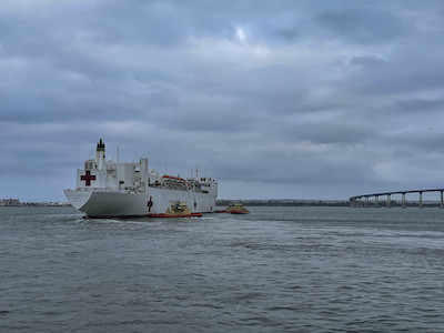 USNS Mercy Departs for Pacific Partnership 2022