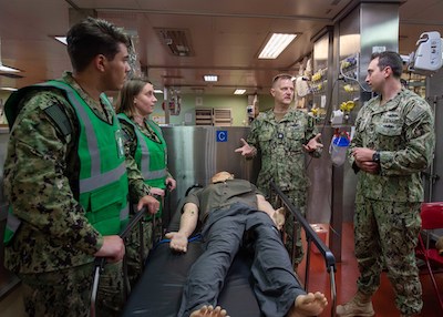 Navy Medicine Religious Ministry Team deploys aboard Mercy fostering partnerships, shoring-up crew mental health during PP22