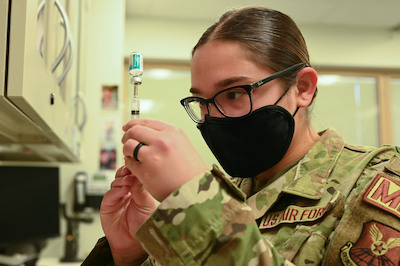 377th MDG immunization clinic ensures medical readiness