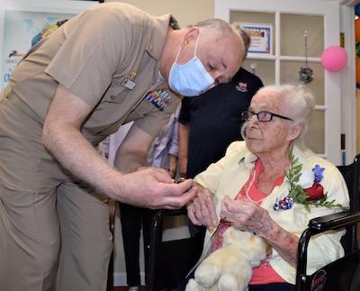 WWII Navy Nurse Corps officer and Bremerton resident feted on 102nd Birthday