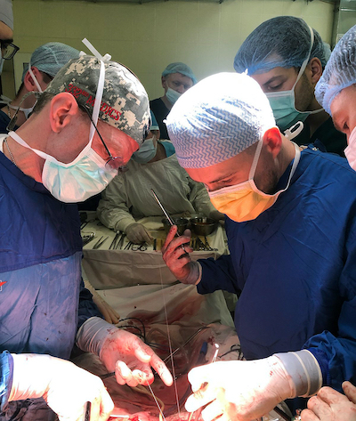 USU Alumnus, Faculty Provide Medical Relief in Ukraine