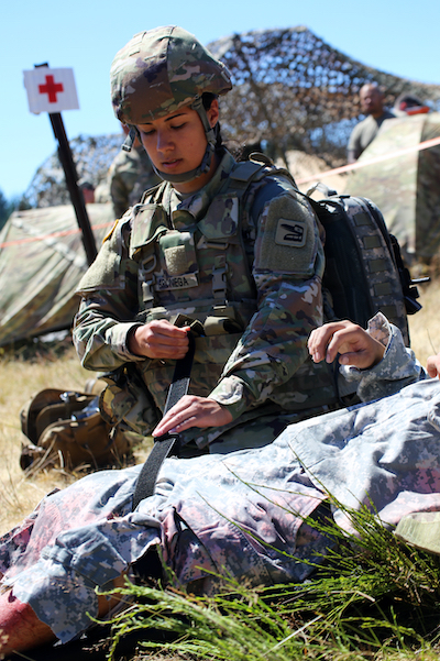 181st Brigade Support Battalion take part in MEDEVAC exercise during Annual Training