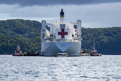 USNS Mercy (T-AH 19) Arrives in Palau During Pacific Partnership 2022