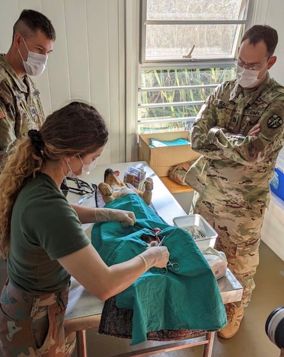 Soldiers provide health/veterinary services during Shared Accord