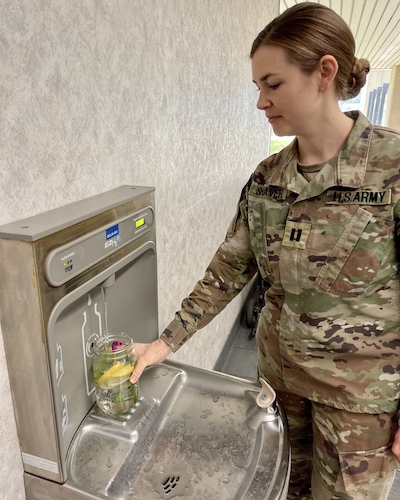 Army dietitian shares importance of hydration