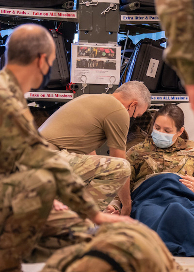 349th OG jumpstart Tactical Combat Casualty Care training