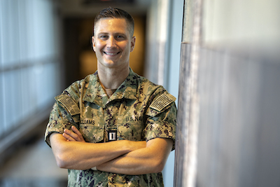 Advancing Navy Medicine in Contracting and in Uniform: Lt. Brian Williams Shares His Journey Through Military Medical Research